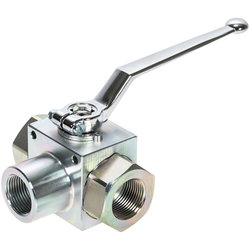 3-WAY BALL VALVE BSP 3/4 420BAR T-SHAPE 3BK12-T