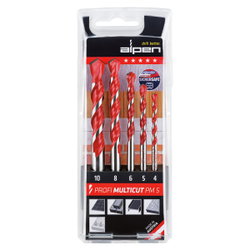 BORRSATS 5 DELAR 4-10MM PROFI MULTICUT AL100705100