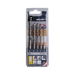 BORRSATS 3-8MM 5 STK IMPULZOR UNI 1/4" AL581051