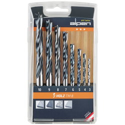 TRÄBORRSATS 8-PCS 3-10MM HOLZ AL600921