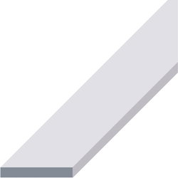 ALUMINIUM PLATTSTÅNG 5X20X1000MM SILVERANODISERAD ALF01011