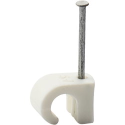CABLE CLIPS 5-7MM WHITE 25 PCS AM0008A