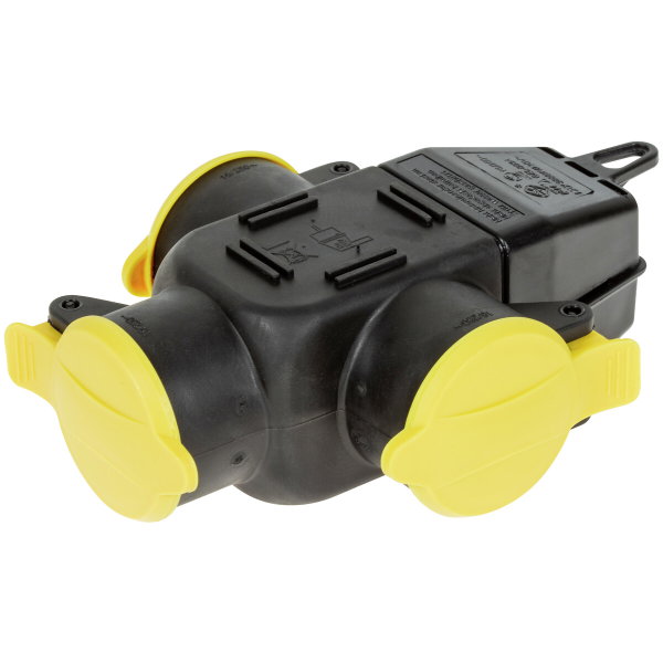 SOCKET 3-WAY REWIREABLE 230V IP44 - AM0035 - IKH