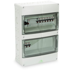 FÖRMONTERAD CENTRAL 2RAD 24PLATS IP55 AM0089