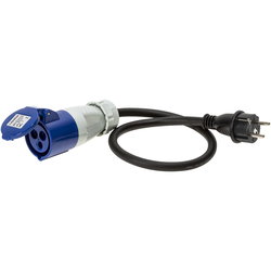 ÖVERGÅNGSKABEL SCHUKO TILL 216-6 0,5M 3G2,5 AM0201