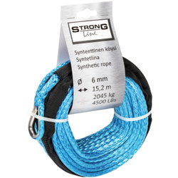 SYNTHETIC ROPE 4500LB/2045KG 6MM X 15,2M ATWX022
