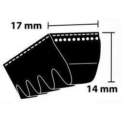 FLÄKTREM 17x825LA AVX17-0825
