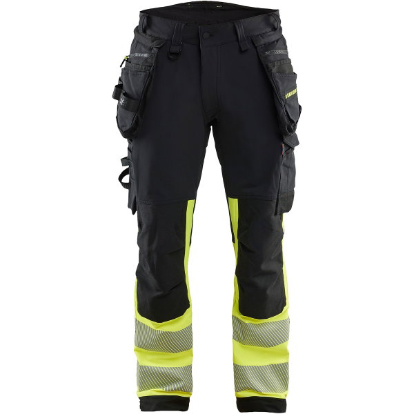 HOUSUT RT HI-VIS C46 1125-1648-9933 MUSTA/FL.KELT - BLK1125-9933-C46 - IKH