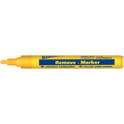 MÄRKPENNA 4MM GUL BORTTAGBAR BP1065
