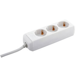 GRENUTTAG 3-VÄGS 1,5M VIT BR007