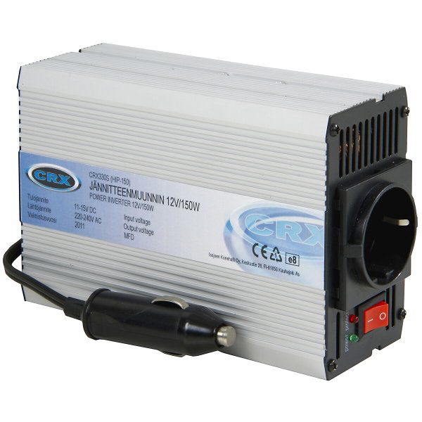 SPÄNNINGSOMVANDLARE 12V/230V 150W REN SINUS CRX330S