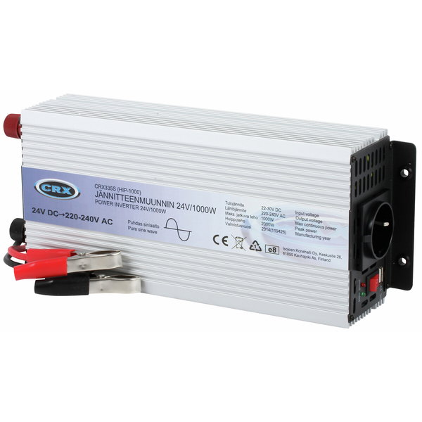 SINIAALTOINVERTTERI 24V/230V 1000W CRX335S