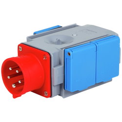 ÖVERGÅNGSADAPTER CEE 16A 400V / 3X230V CRX4012