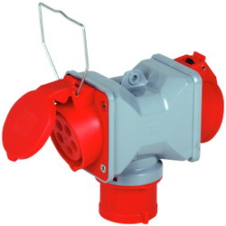 ÖVERGÅNGSADAPTER CEE 16A 400V / 2X400V CRX4014
