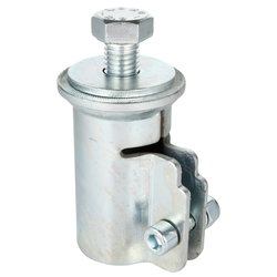 STÄNKSKÄRM TUB FÄSTE 42MM GALVANISERAD M18 DOM8220