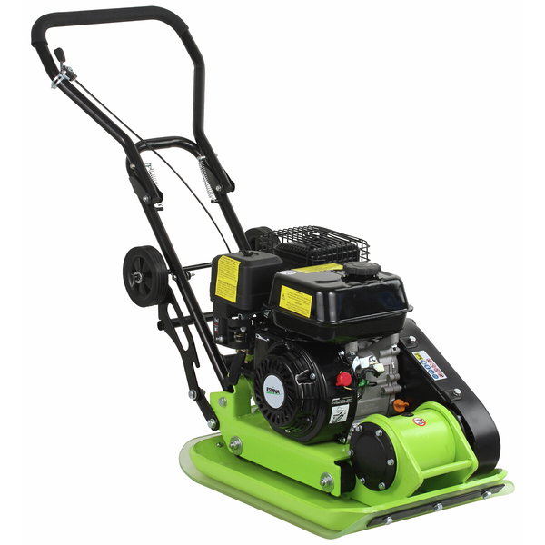 PLATE COMPACTOR 82,5KG 6,5HP GASOL.PLASTIC/WHEELS ESP058