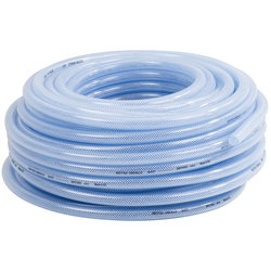 PLASTSLANG 12X18MM PVC FÖRSTÄRKAD KLAR FIT023