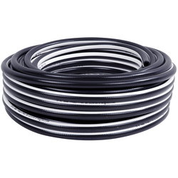 TRYCKLUFTSSLANG 8X13MM PVC FÖRSTÄRKAD SVART FIT030