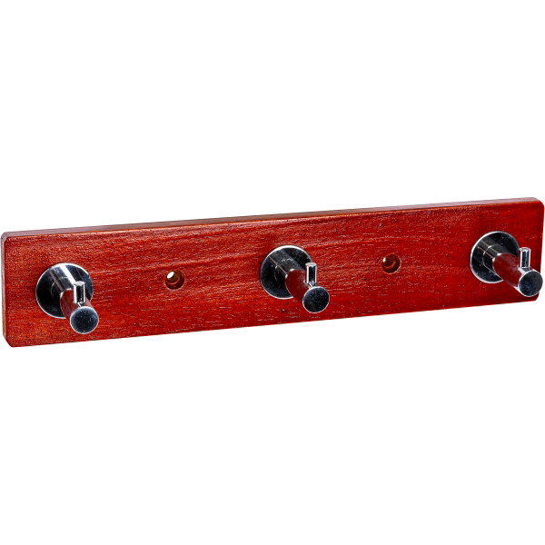 CLOTHING WALL HOOK 250MM 3 HOOKS FIX10936