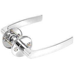 LEVER HANDLE ZAMAC/CHROME PLATED PAIR FIX1221