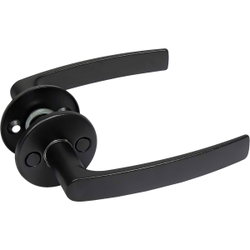 LEVER HANDLE ZAMAC/SATIN BLACK PAIR FIX1223