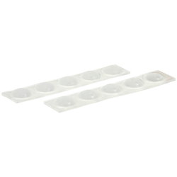 DÖRRSTOPP 10MM KLAR 10ST FIX1245