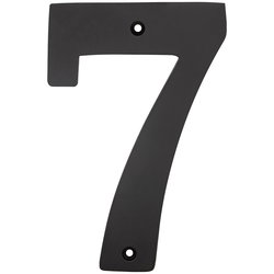 HUSNUMMER SJU 150MM MÄSSING/SVART FIX1307