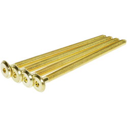 KUUSIOKOLOPULTTI M6X100 MESSINKI 4KPL 310 FIX1314