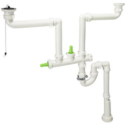 VATTENLÅS FÖR GOLVANSLUTNING 2-DEL FIX15001