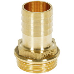 HOSE CONNECTOR UK 1/4X8 BRASS FIX1504