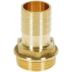 HOSE CONNECTOR EXT.  1X25 BRASS 250 PCS FIX1506B
