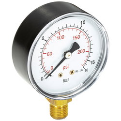 MANOMETER 64MM 1/4X16BAR FIX1727