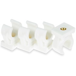RÖRKLÄMMA VIT 10MM 4 ST FIX1750