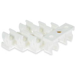 RÖRKLÄMMA 2-DELAR VIT 12MM 4 ST FIX1756