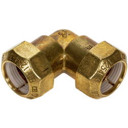 KOPPLING VINKEL 32-32MM  MÄSSING PLAST-PLAST FIX18042