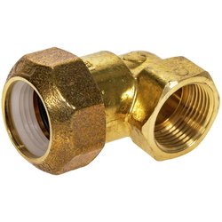 KOPPLING VINKEL 3/4"-25MM  INV. GÄNGA MÄSSING PLAS FIX18051