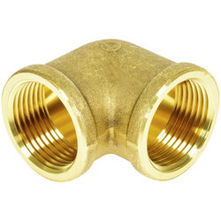 ELBOW FEMALE 3/4 BRASS FIX1872