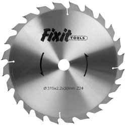 CIRCULAR SAW BLADE 315X3,2X30MM Z24 FIX31524