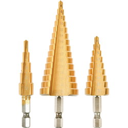 STEP DRILL SET 3 PCS FIX352