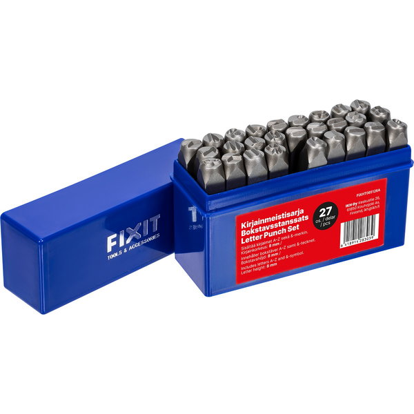 BOKSTAVSSTANSAR 8MM 27ST FIXHT005126A