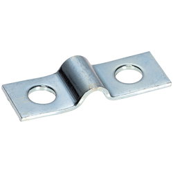 CABLE CLIP 4MM 5PCS TWO HOLES ZINC PLATED FLGM04EA