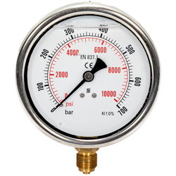 MANOMETER 0-700BAR NPT 3/8" GCH019