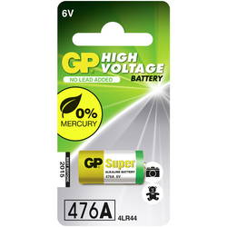 BATTERI 6V 4LR44 / 476A SUPER ALKALINE 1ST GP103008
