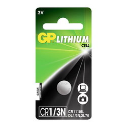 KNAPPCELLSBATTERI 3V CR1/3N LITHIUM 1ST GP103118