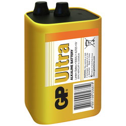 BATTERY 6V 4LR25/908AU ULTRA ALKALINE 1PC GP151032