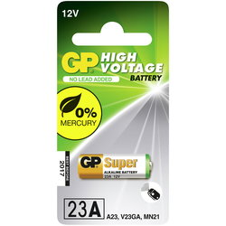 BATTERY 12V 23A SUPER ALKALINE 1PC GP23A
