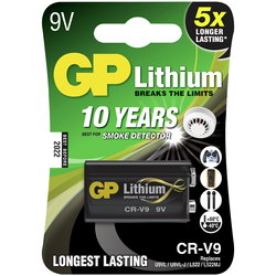 BRANDVARNARE BATTERI 9V CRV9SD-2U1 LITHIUM 1ST GP255076