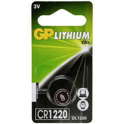 BATTERI KNAPP CR1220 LITIUM 3,0V GPCR1220