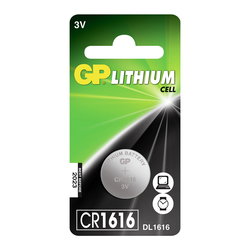 KNAPPCELLSBATTERI 3V CR1616 LITHIUM 1ST GPCR1616