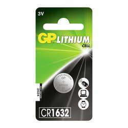 KNAPPCELLSBATTERI 3V CR1632 LITHIUM 1ST GPCR1632